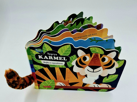 Tygrys Karmel. Akademia Mądrego Dziecka. Bajka z ogonkiem