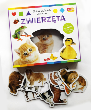 Zwierzęta. Akademia mądrego dziecka. Kolorowy świat malucha