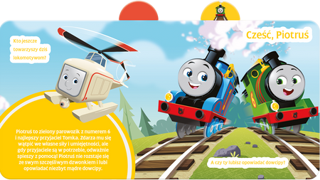 Cześć, Tomek! Tomek i Przyjaciele. Książka z registrami