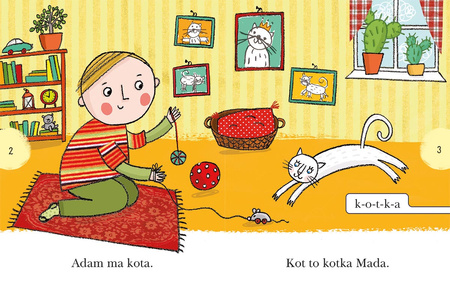 Kłopoty z mlekiem dla kota. Czytam sobie. Poziom 1