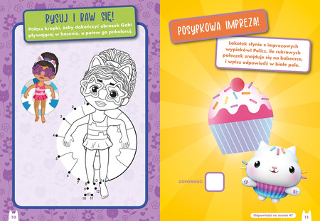 Koci Domek Gabi. 1000 naklejek