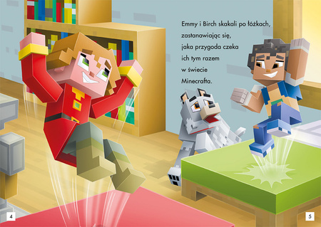 Podniebna przygoda. Minecraft. Tryb czytania