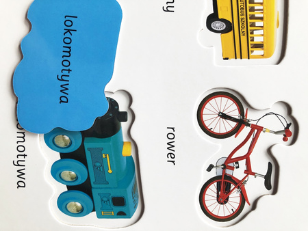 Pojazdy. Akademia mądrego dziecka. Kolorowy świat malucha