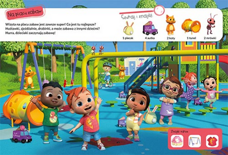 JJ i przyjaciele na tropie. Cocomelon. Szukaj i znajdź