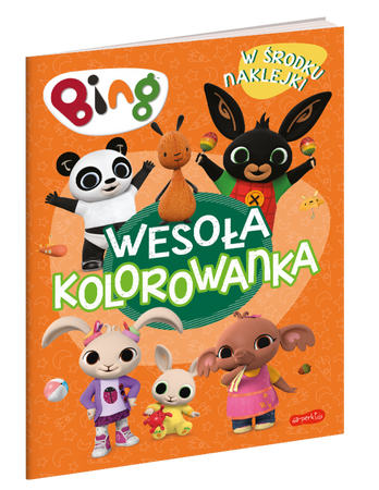 Bing. Wesoła kolorowanka z naklejkami