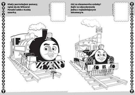 Tomek i przyjaciele. Koloruj i naklejaj