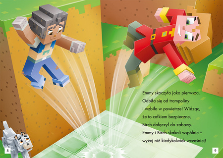 Podniebna przygoda. Minecraft. Tryb czytania