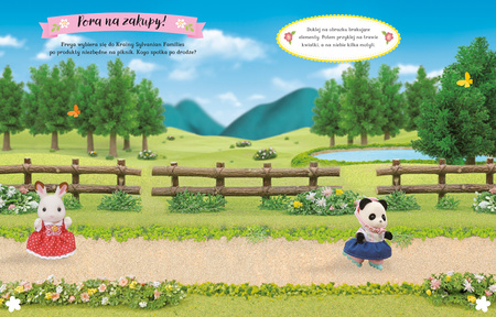 Sylvanian Families. Piknik Frei. Zadania z naklejkami