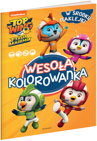 Top Wing. Ptasia Akademia. Wesoła kolorowanka