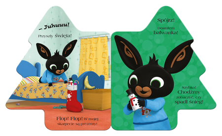 Świąteczne życzenie Binga. Bing. Książeczki kartonowe
