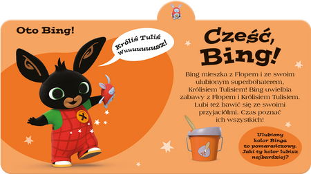 Cześć, Bing! Książka z registrami