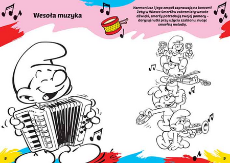 Smerfy. Szalone szablony