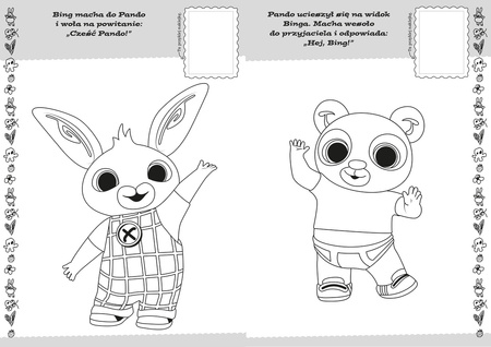 Bing. Koloruj i naklejaj 2