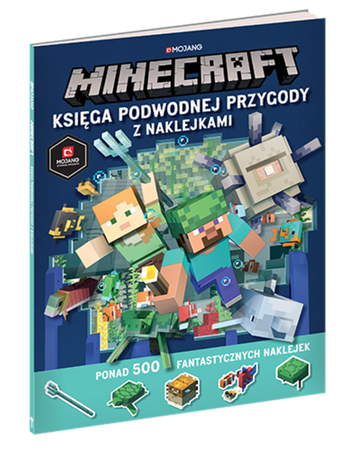 Minecraft. Księga podwodnej przygody z naklejkami