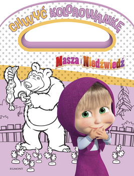 Masza i Niedźwiedź. Chwyć kolorowankę!