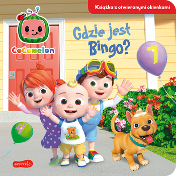 Cocomelon. Gdzie jest Bingo? Książka z otwieranymi okienkami