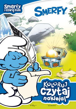 Koloruj, czytaj, naklejaj. Smerfy i czaruj-kula