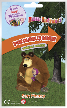 Sen Maszy. Masza i Niedźwiedź. Pokoloruj mnie